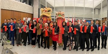 汉密尔顿市华商会喜气洋洋迎新春