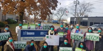 黄婉贞参加士嘉堡-爱静阁选区多伦多市议员补选