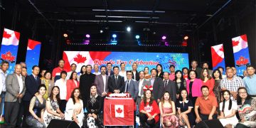 多伦多华人团体联合总会举办庆祝加拿大建国156年晚会