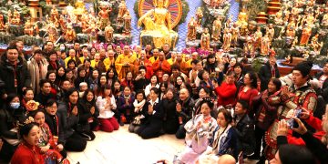 加国五台山开园祈福法会昭告十方建山始成