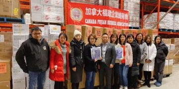 加拿大阳光集团、加拿大福建企业总商会为抗疫助捐！